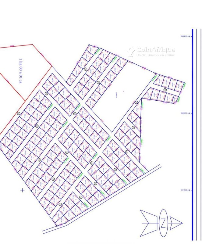 Terrain 350 m²