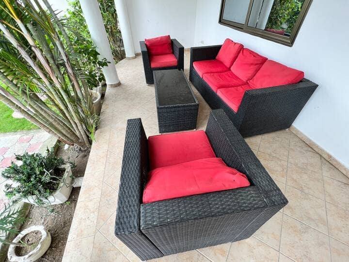 Villa meublée 3 chambres avec piscine et jardin à louer