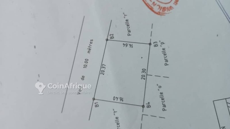Terrain 316 m²