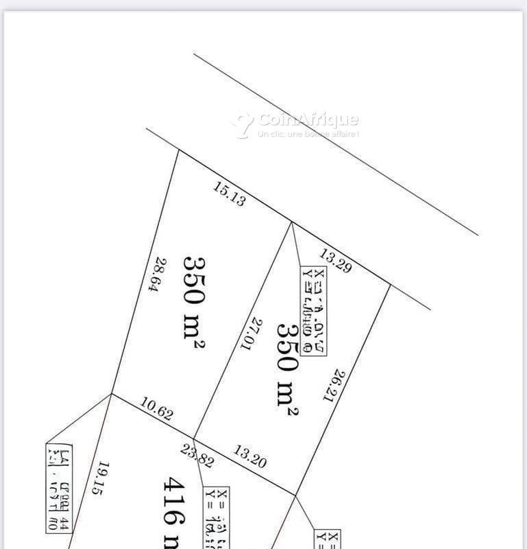 Terrain 350 m²