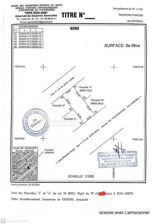 Terrains 1000 m²