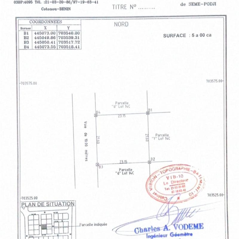 Parcelles à vendre