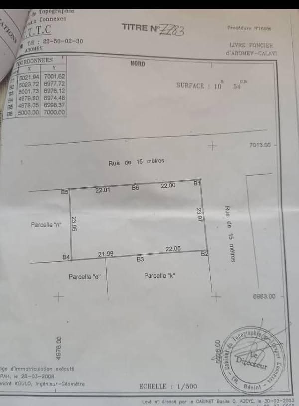 Deux Carrés à Vendre