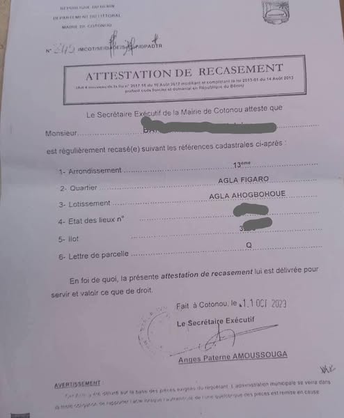 Parcelle de 419 m² à vendre