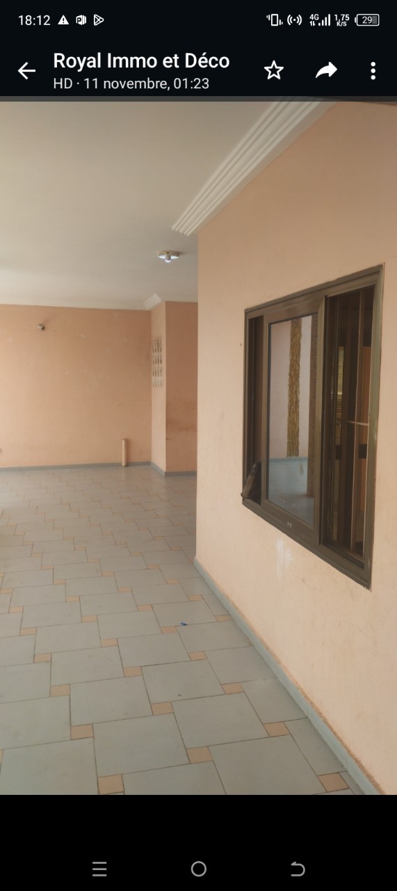 Appartement non meublé