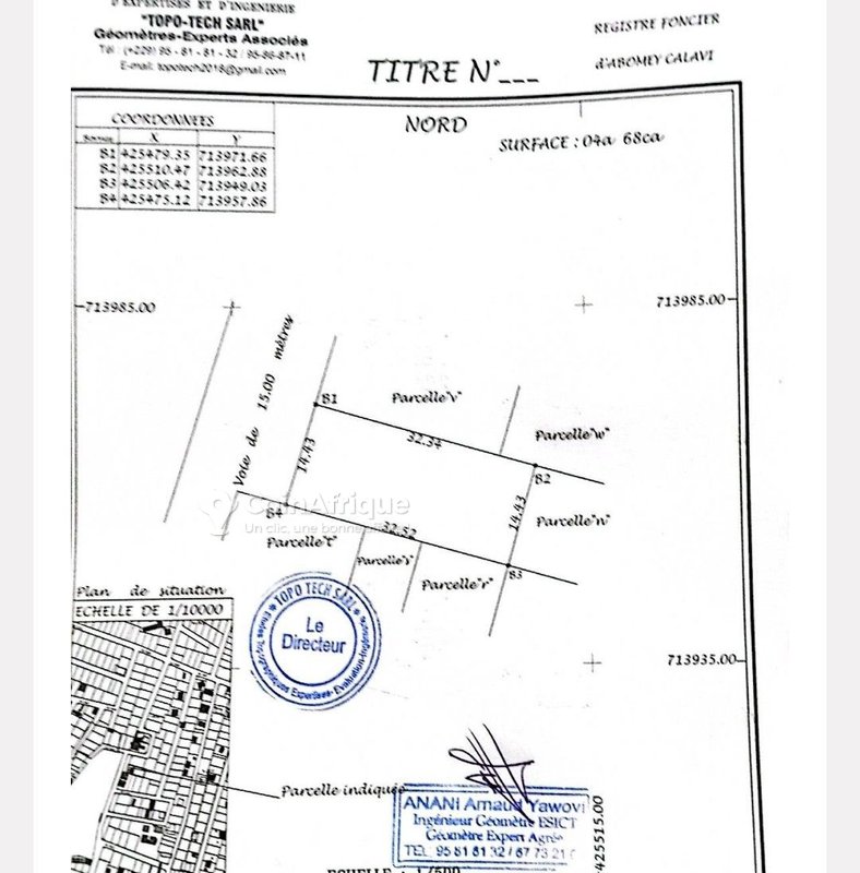 Terrain 468 m²